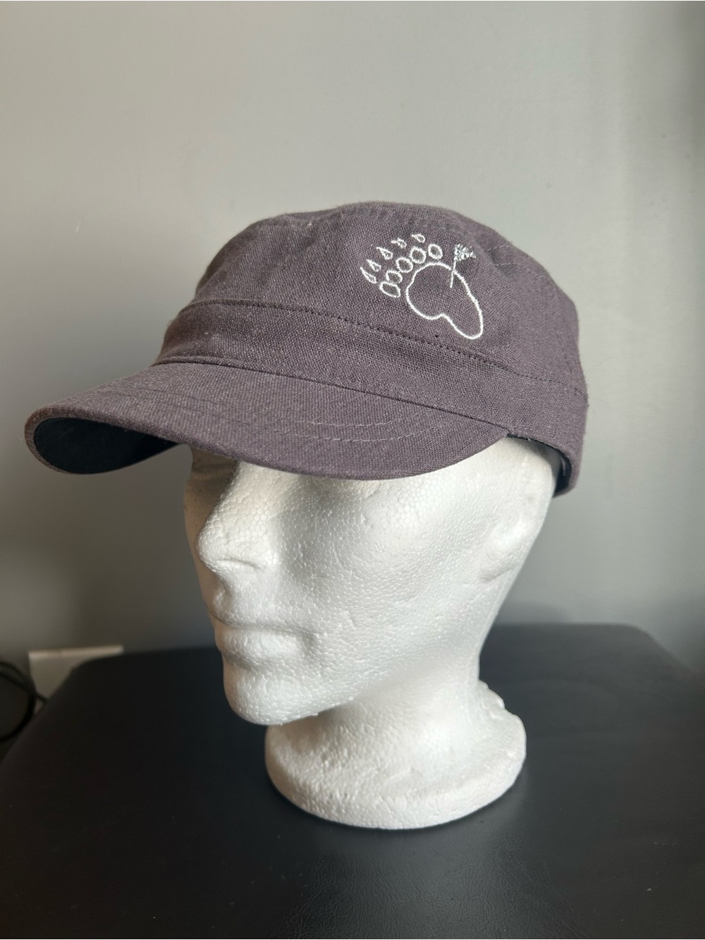 Gogie Girl Grey Cadet Style Golfers Hat